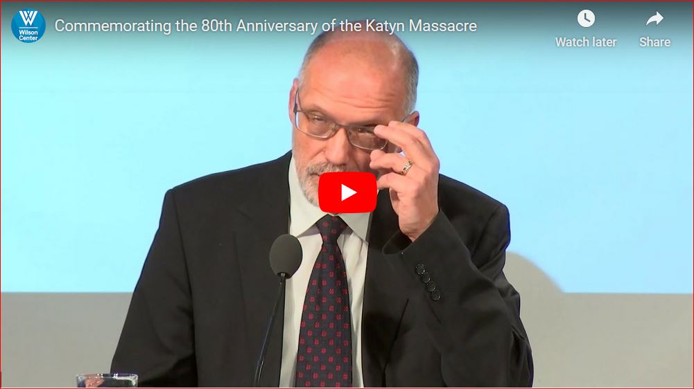 Commemorating the 80th Anniversary of the Katyn Massacre at The Woodrow Wilson Center
